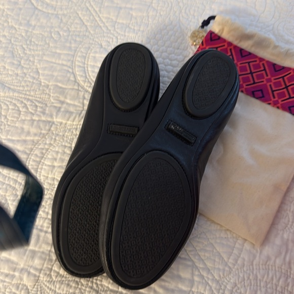 TORY BURCH black, mini travel, ballet, flat shoes - Picture 6 of 8